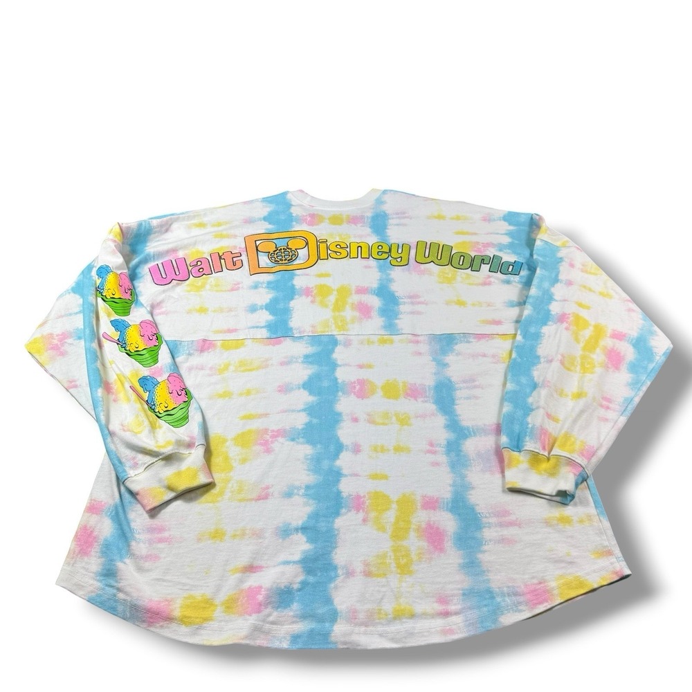 Disney Walt Disney World Disney Eats Tie Dye Mickey Shaved Ice Spirit Jersey XL